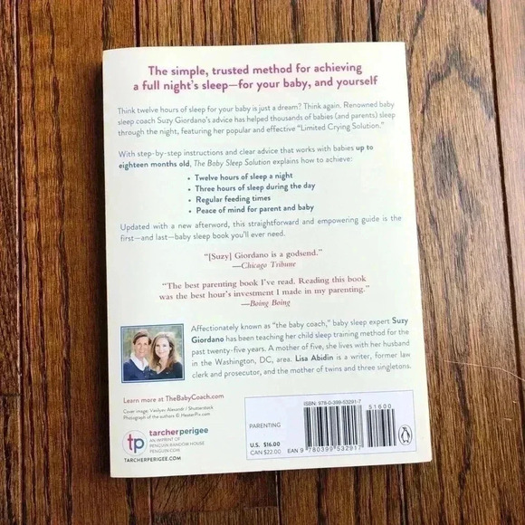 The Baby Sleep Solution Book by Suzy Giordano - LIKE NEW! - Picture 2 of 5